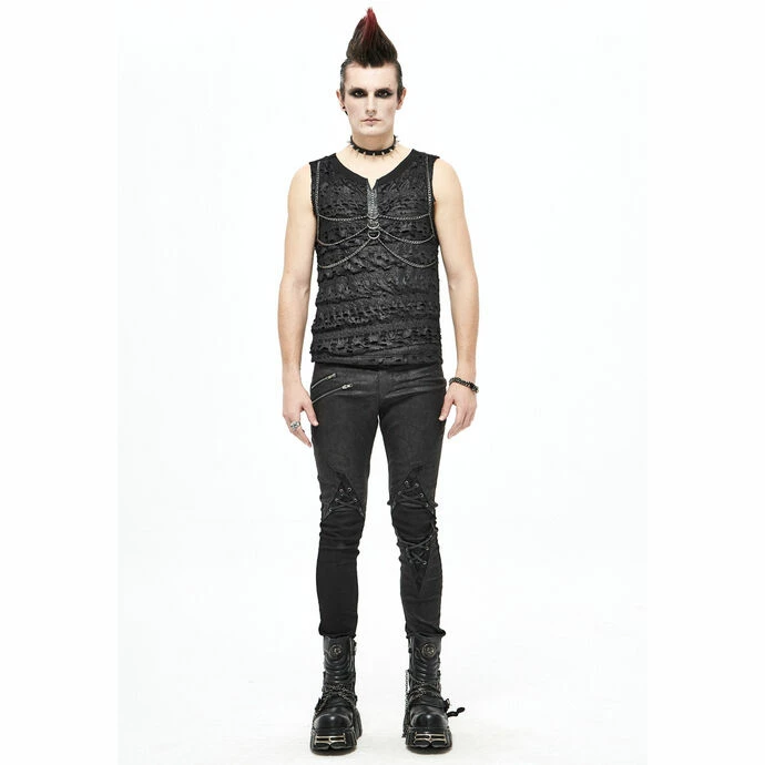 Men's Tank Top DEVIL FASHION - Indestructable Punk Tank Top With Chains 5 Men's Tank Top DEVIL FASHION - Indestructable Punk Tank Top With Chains - Image 3