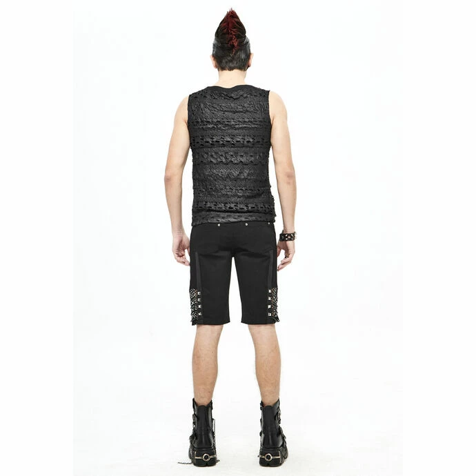 Men's Tank Top DEVIL FASHION - Indestructable Punk Tank Top With Chains 7 Men's Tank Top DEVIL FASHION - Indestructable Punk Tank Top With Chains - Image 5