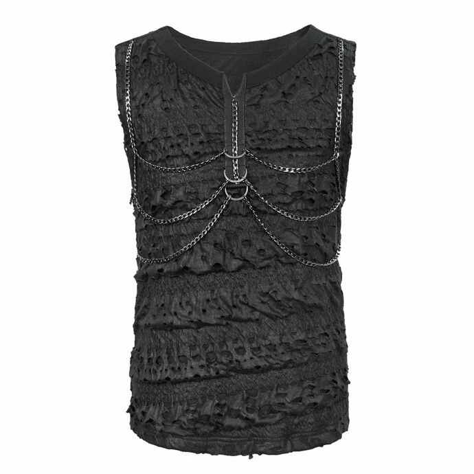 Men's Tank Top DEVIL FASHION - Indestructable Punk Tank Top With Chains 8 Men's Tank Top DEVIL FASHION - Indestructable Punk Tank Top With Chains - Image 6