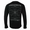 Men's T-shirt Long Sleeve Architects - FTTWTE Grid - Black - KINGS ROAD -Halloween Mens Wear Store tz004