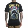 Men's T-shirt SULLEN - CHUGGIN - NAVY / BLACK CRYSTAL WASH -Halloween Mens Wear Store va9f