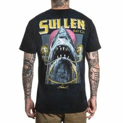 Men's T-shirt SULLEN - CHUGGIN - NAVY / BLACK CRYSTAL WASH