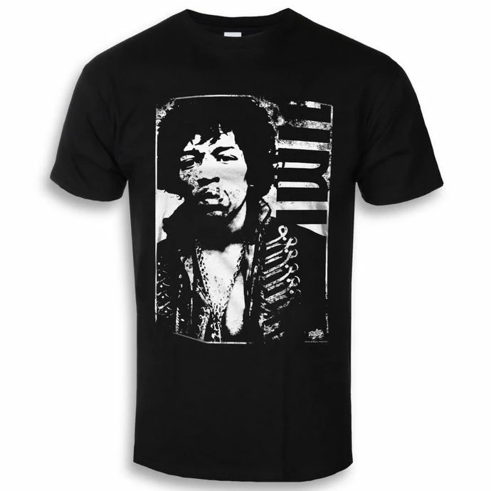 Men's T-shirt Jimi Hendrix - Distressed - Black - HYBRIS 3 Men's T-shirt Jimi Hendrix - Distressed - Black - HYBRIS