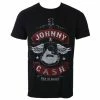 T-shirt Metal Men's Johnny Cash - Winged Guitar - ROCK OFF 2 T-shirt Metal Men's Johnny Cash - Winged Guitar - ROCK OFF -Halloween Mens Wear Store wddw013