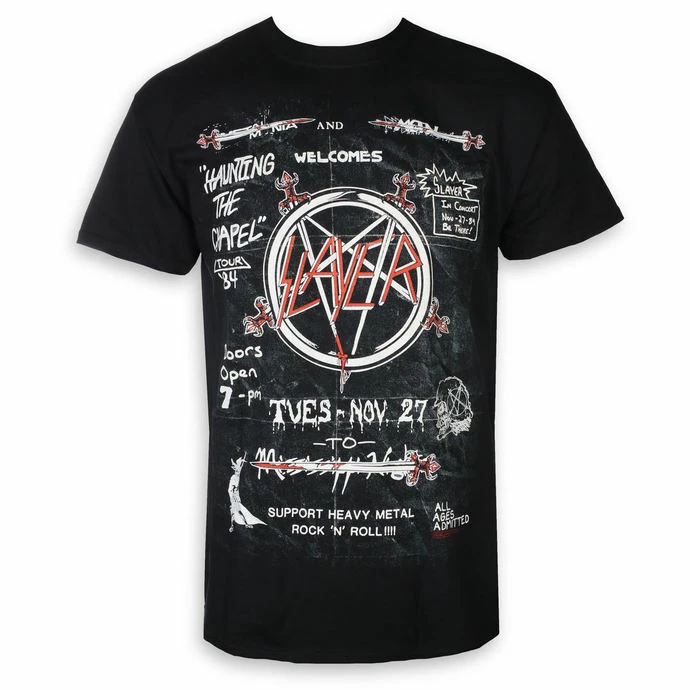 T-shirt Metal Men's Slayer - Haunting 84 - ROCK OFF 3 T-shirt Metal Men's Slayer - Haunting 84 - ROCK OFF