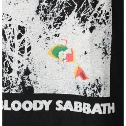 T-shirt Metal Men's Black Sabbath - Black - ROCK OFF -Halloween Mens Wear Store wfwf030