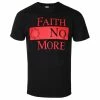 Men's T-shirt Faith No More - Classic New Logo Star - ROCK OFF -Halloween Mens Wear Store wggh015