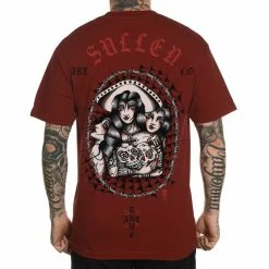 Men's T-shirt SULLEN - CHINGY FRINGE - ROSEWOOD