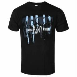 Men's T-shirt Korn - Block - Black - ROCK OFF