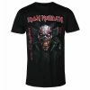 Men's T-shirt Iron Maiden - Senjutsu Back Cover Vertical Logo BL - ROCK OFF -Halloween Mens Wear Store wsaw076