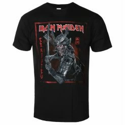 Men's T-shirt Iron Maiden - Senjutsu Cover Distressed - Red BL - ROCK OFF