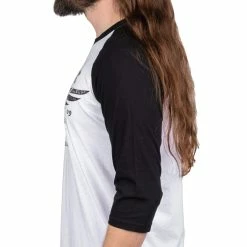 Men's T-shirt With 3/4 Sleeve WORNSTAR - Machine Shop -Halloween Mens Wear Store wsrtm macs 13c