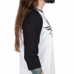 Men's T-shirt With 3/4 Sleeve WORNSTAR - Machine Shop -Halloween Mens Wear Store wsrtm macs 14c