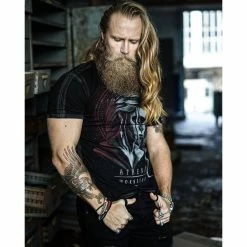 T-shirt Hardcore Men's - Athena - WORNSTAR -Halloween Mens Wear Store wstm atha pj 01 2003x