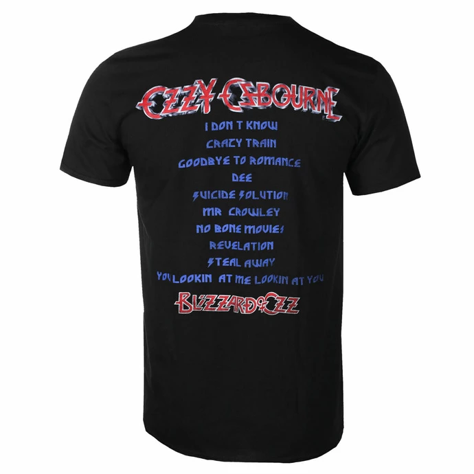 Men's T-shirt Ozzy Osbourne - Blizzard Of Ozz Tracklist - ROCK OFF 4 Men's T-shirt Ozzy Osbourne - Blizzard Of Ozz Tracklist - ROCK OFF - Image 2