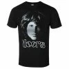 Men's T-shirt The Doors - Jim Halftone - BLACK - ROCK OFF -Halloween Mens Wear Store xas037