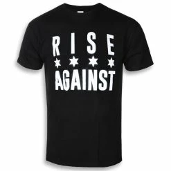 T-shirt Metal Men's Rise Against - Chicago Flag White - KINGS ROAD