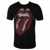 T-shirt Metal Men's Rolling Stones - INCEPTION TONGUE - BRAVADO -Halloween Mens Wear Store za008