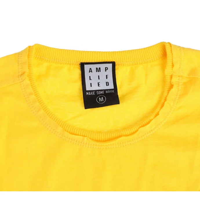 Men's T-shirt QUEEN - LINE ART CREST - YELLOW RAVEN - AMPLIFIED 4 Men's T-shirt QUEEN - LINE ART CREST - YELLOW RAVEN - AMPLIFIED - Image 2